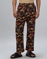 Shop Men's Multicolor All Over Printed Pyjamas-Front