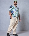 Shop Men's Multicolor All Over Printed Plus Size Shirt-Full