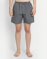 Shop Men's Multicolor Checkered Regular Fit Boxer-Front