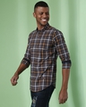Shop Men's Multicolor Checkered Regular Fit Shirt-Design