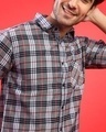 Shop Men's Multicolor Checkered Regular Fit Shirt