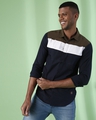 Shop Men's Multicolor Color Block Regular Fit Shirt-Front