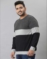 Shop Men's Multicolor Color Block Plus Size Oversized T-shirt-Design