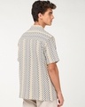 Shop Men's Off White Textured Oversized Shirt-Design