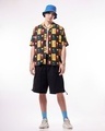 Shop Men's Multicolor Peanuts All Over Printed Oversized Shirt-Full