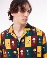 Shop Men's Multicolor Peanuts All Over Printed Oversized Shirt