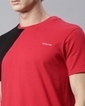 Shop Men's Multicolor Regular Fit Color Bloc T-shirt-Full