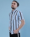 Shop Men's Multicolor Striped Regular Fit Shirt-Design