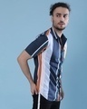 Shop Men's Multicolor Striped Regular Fit Shirt-Full