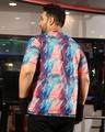 Shop Men's Multicolor Abstract Printed Oversized Plus Size T-shirt-Design