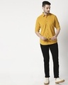 Shop Men's Mustard Casual Slim Fit Corduroy Shirt