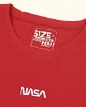 Shop Men's Red NASA Astronaut Graphic Printed Plus Size T-shirt