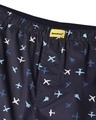 Shop Men's Navy All Over Airoplane Printed Boxers