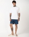Shop Men's Navy Blue All Over Printed Boxers-Full