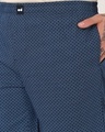 Shop Men's Navy Blue All Over Printed Boxers