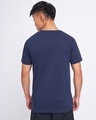 Shop Men's Navy Blue Beyond The Beat Typography T-shirt-Design