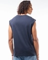 Shop Men's Navy Blue Dementors Graphic Printed Boxy Fit Vest-Design