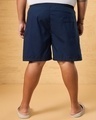 Shop Men's Navy Blue Plus Size Boxer-Design