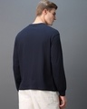 Shop Men's Navy Blue Mixtape Graphic Printed Oversized T-shirt-Full