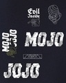 Shop Men's Navy Blue Mojo Jojo Graphic Printed Oversized T-shirt