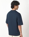 Shop Men's Navy Blue You Are Despicable Graphic Printed Oversized T-shirt-Full