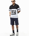 Shop Men's Navy Blue Oversized Cargo Shorts