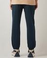 Shop Men's Navy Blue Oversized Joggers-Full
