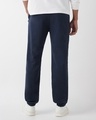 Shop Men's Navy Blue Oversized Joggers-Full