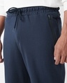 Shop Men's Navy Blue Oversized Joggers