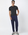 Shop Men's Navy Blue Oversized Joggers