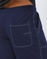 Shop Men's Navy Blue Oversized Joggers