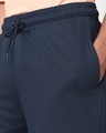 Shop Men's Navy Blue Oversized Shorts