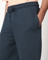 Shop Men's Navy Blue Oversized Shorts