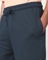 Shop Men's Navy Blue Oversized Shorts