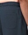 Shop Men's Navy Blue Oversized Shorts