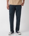 Shop Men's Navy Blue Pants-Front