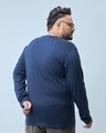 Shop Men's Blue Plus Size T-shirt-Design