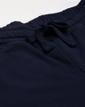 Shop Men's Navy Blue Printed Detail Slim Fit Joggers-Full