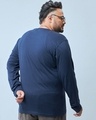 Shop Men's Navy Blue Priority Graphic Printed Plus Size T-shirt-Design