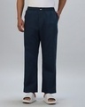 Shop Men's Navy Blue Pyjamas-Front