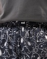 Shop Men's Navy Blue Snoopy All Over Printed Boxers