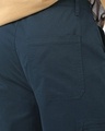 Shop Men's Navy Blue Straight Fit Cargo Pants