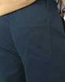 Shop Men's Navy Blue Straight Fit Cargo Pants