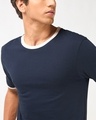Shop Men's Navy Blue T-shirt
