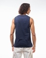 Shop Men's Blue Oversized Vest-Design