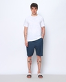 Shop Men's Blue Drop Crotch Oversized Shorts