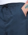 Shop Men's Blue Drop Crotch Oversized Shorts