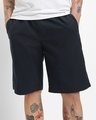 Shop Men's Navy Blue Shorts-Front