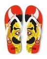 Shop Men's Nazarbattu Red Flip-flops-Front