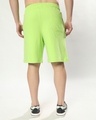 Shop Men's Neon Green Duds Anime Girl Graphic Printed Relaxed Fit Shorts-Full